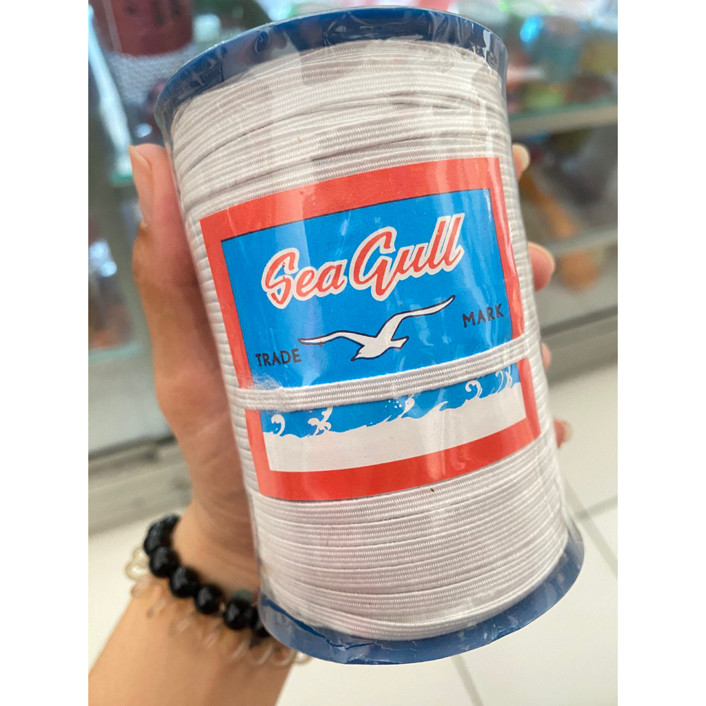 elastic/elastik/karet kolor/karet celana/elastic masker/sea gull/elastic sea gull/elastic 0,5cm/elas