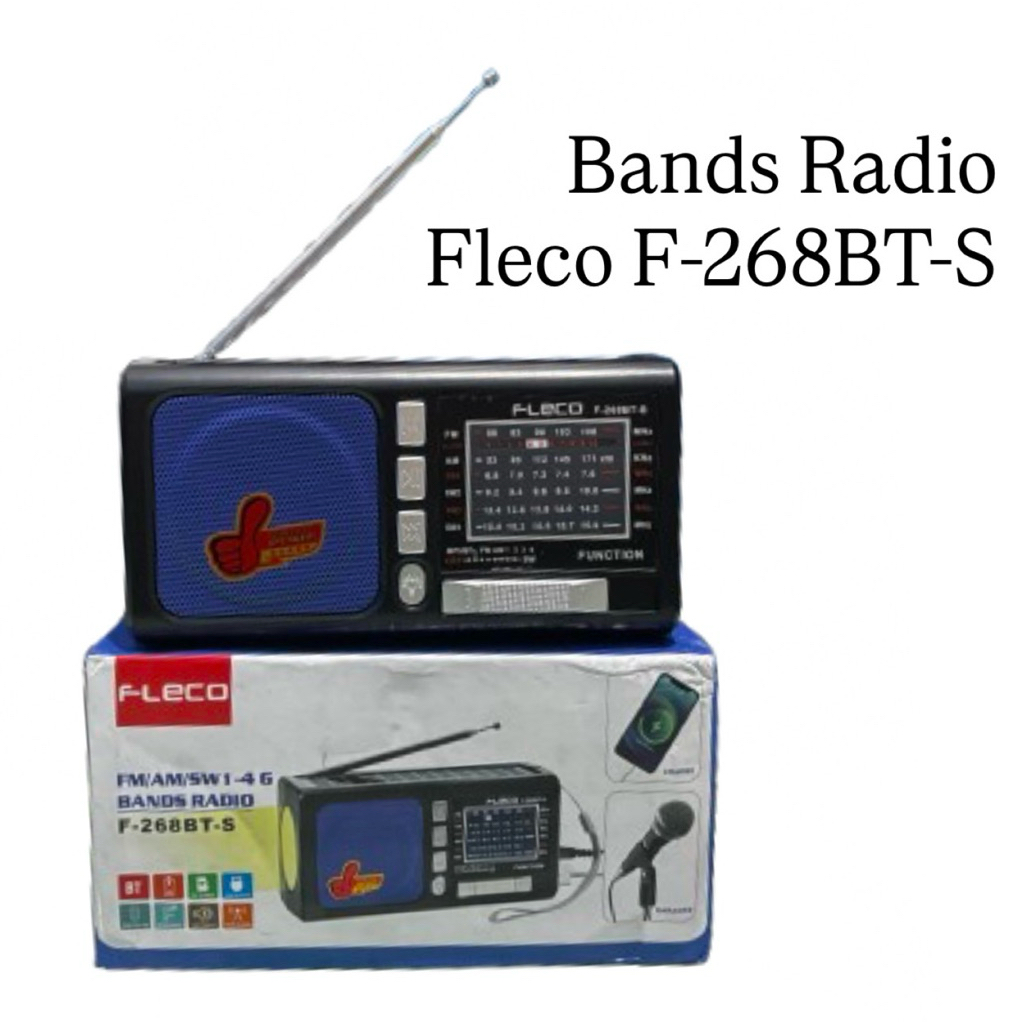 Jual Radio Bands Fleco F-268BT/Jual Radio Murah