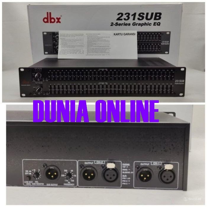 Equalizer DBX 231 SUB DBX231SUB DBX 231SUB