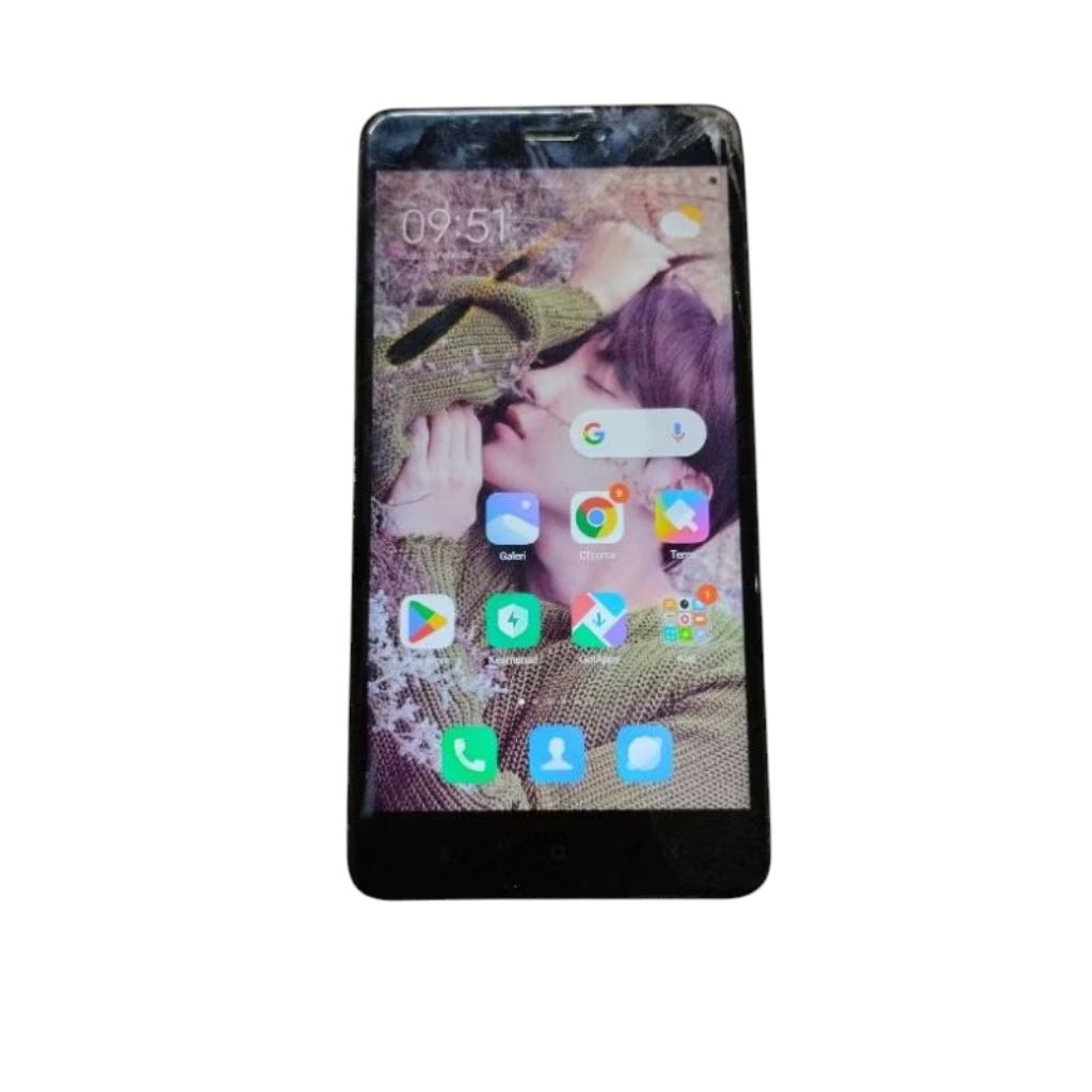 XIAOMI REDMI NOTE 4 RAM3/32  MINUS LCD TOMPEL SECOND