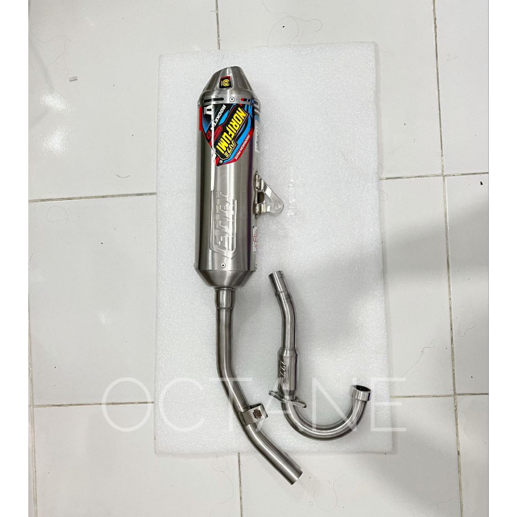 Knalpot Norifumi Rocket 4 Standar KLX DT 150 Original