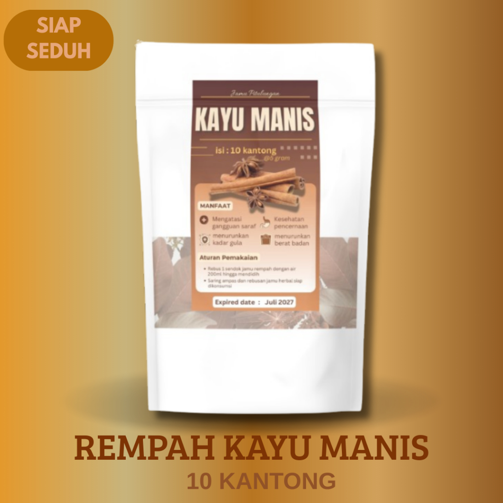 

rempah herbal batang kayu manis 10kantong