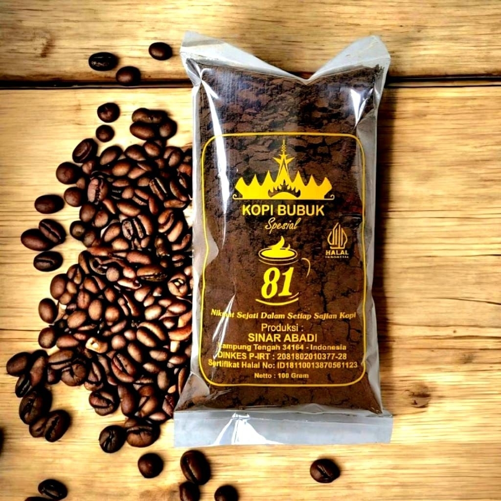 

Kopi Bubuk Lampung - Kopi Bubuk Cap 81 - Kopi Bubuk Lampung Cap 81 - Kopi Bubuk Lampung merk 81