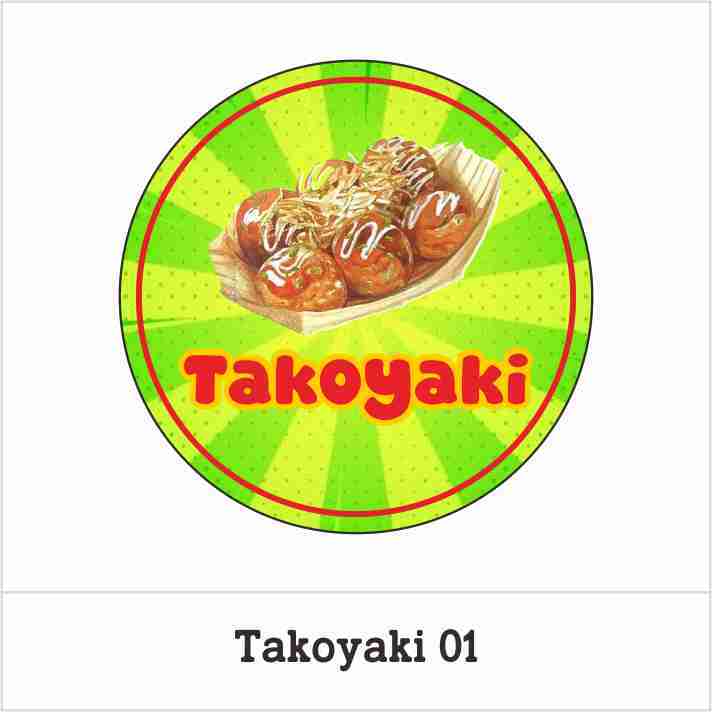 

[COD] 160pcs Stiker Label Takoyaki