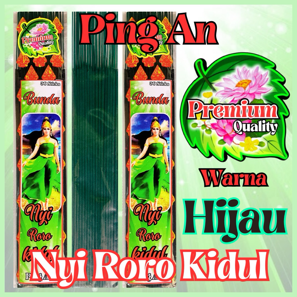 Lukchup_20 Dupa Hio 50Btg Preminum Nyi Roro Kidul Hijau Pouch