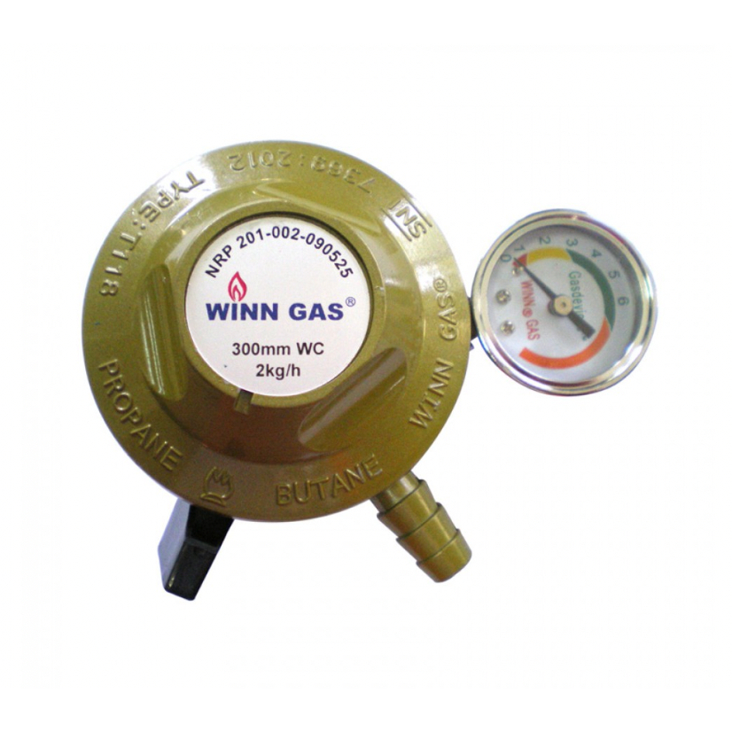Winn Gas Regulator W-118M / W118M / W 118M Yellow Kompor Gas Meter Tekanan Rendah - Garansi 1 Tahun