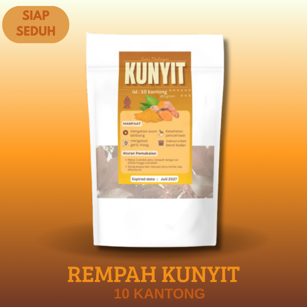 

rempah herbal kunyit 10 kantong
