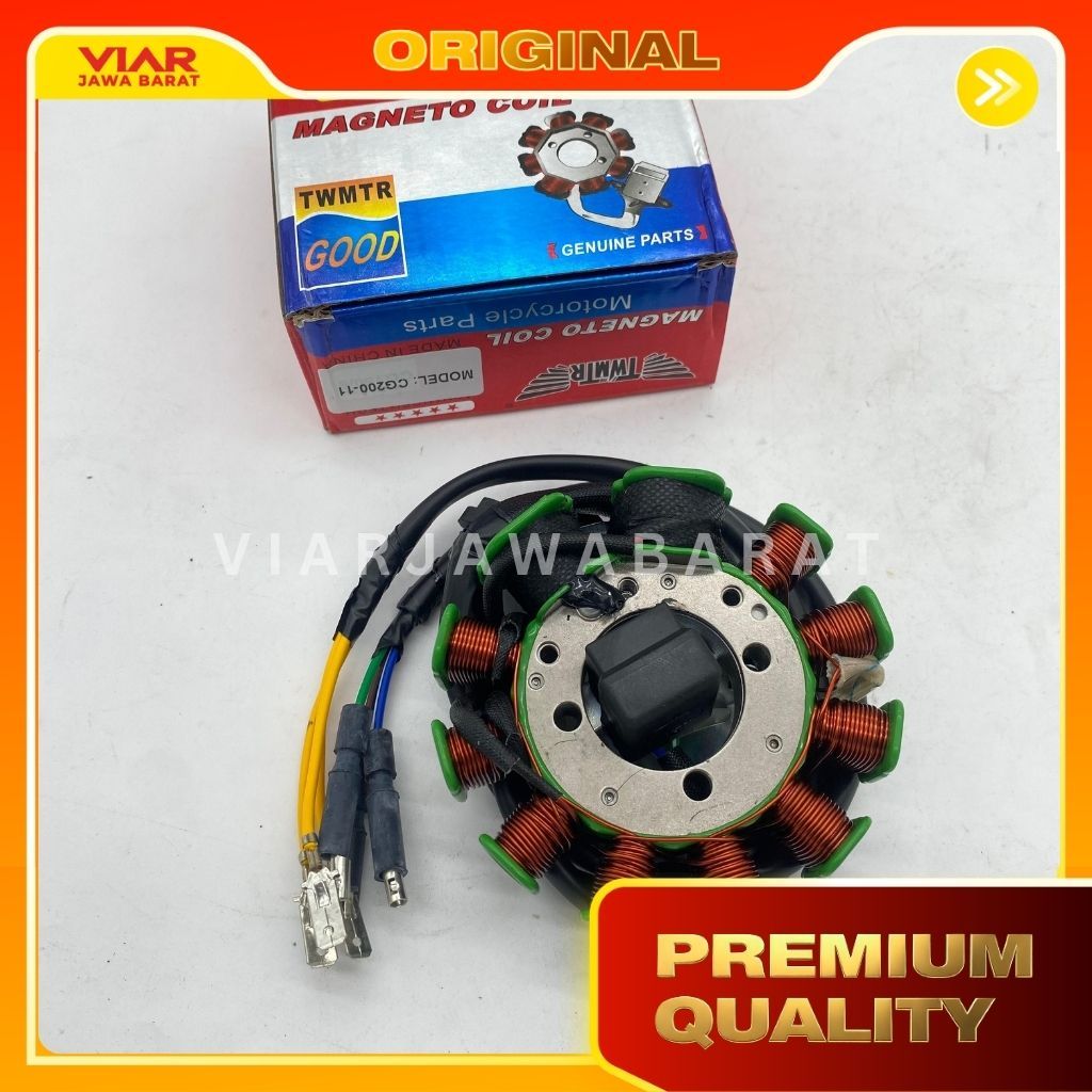 Spull 11 pole Kaisar APPKTM dll Motor Roda Tiga Sepul Kaisar (1B) / Spool 11 Pole Viar Karya 150cc 2