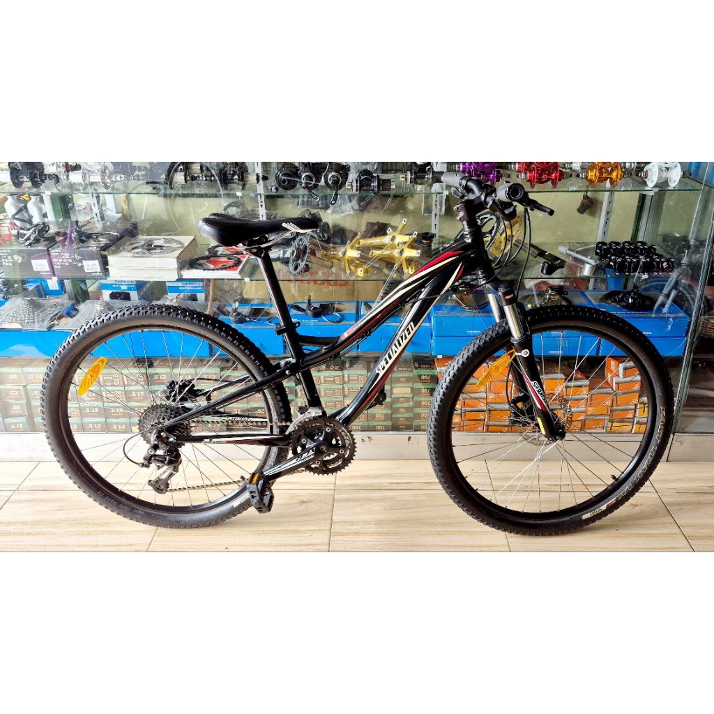 SEPEDA MTB SPECIALIZED MYKA SPORT 26" GROUPSET SHIMANO ACERA 3x9 Speed SIZE 13 ALLOY REM HYDRAULIC S