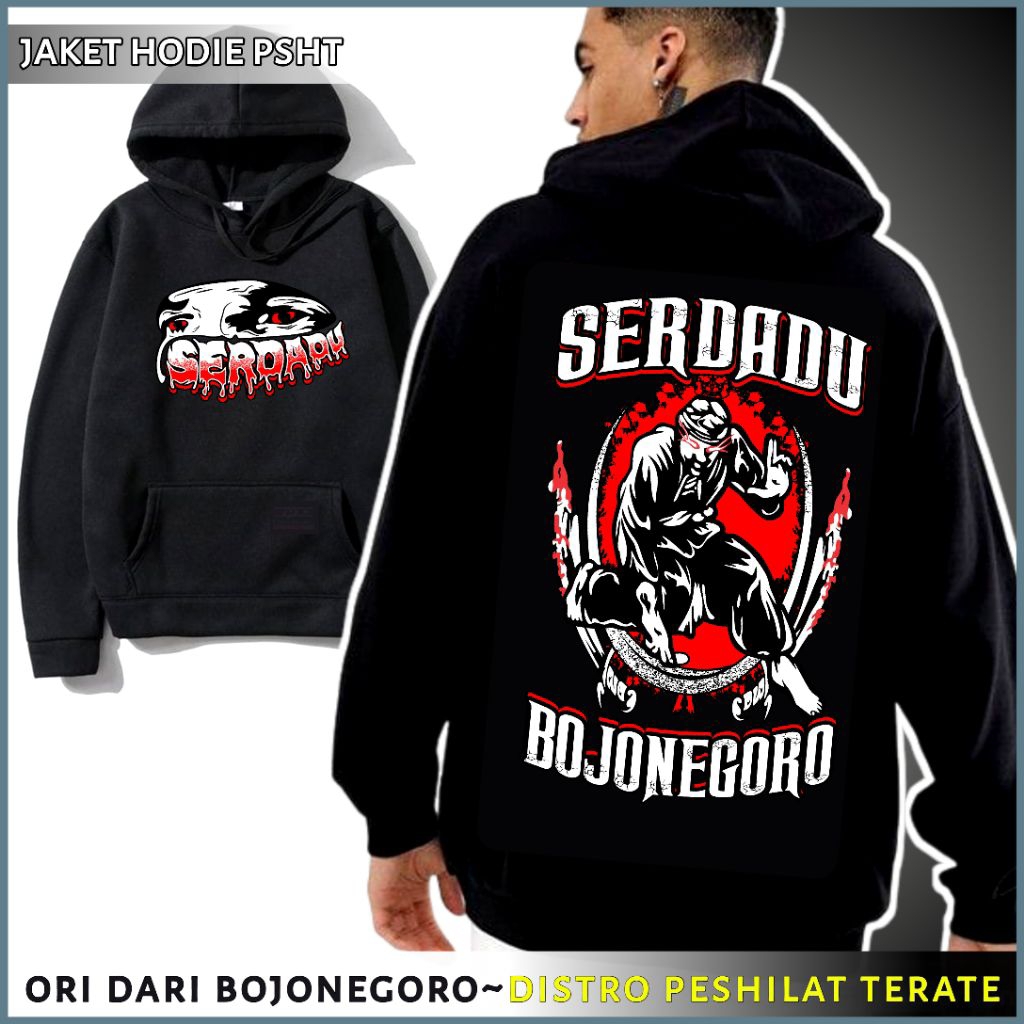 JAKET HOODIE PSHT SERDADU BOJONEGORO TERLARIS
