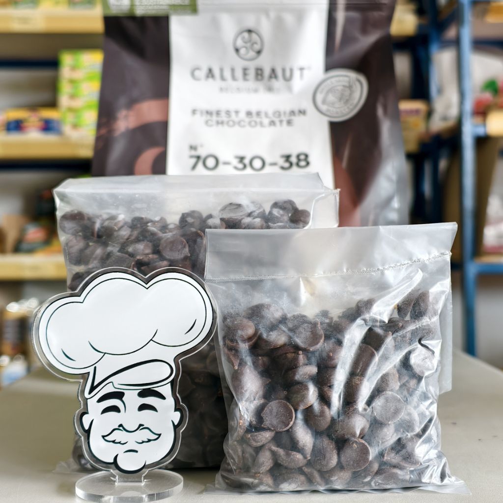 

Dark Cokelat Callebaut 70% / Callebaut Dark Chocolate 70% 100Gr, 250Gr / Coklat Couverture Callebaut