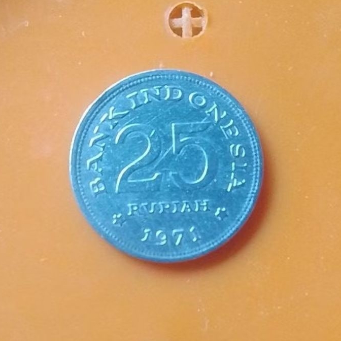 UANG KUNO KOIN 25 RUPIAH TAHUN 1971