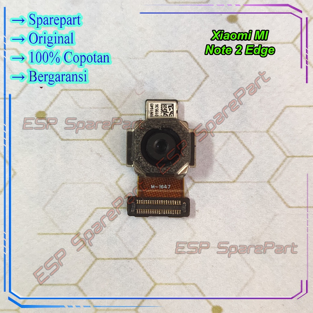 Kamera Xiaomi MI Note 2 Edge Belakang / Camera Big Copotan