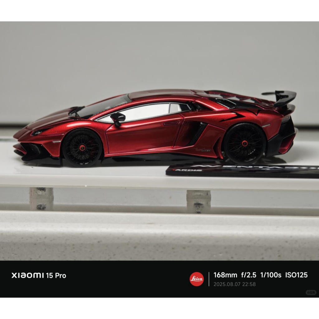 TARDIS LAMBORGHINI SV RED CANDY LIMITED EDITION DIECAST RESIN TARDIS LAMBORGHINI SV RED CANDY LIMITE
