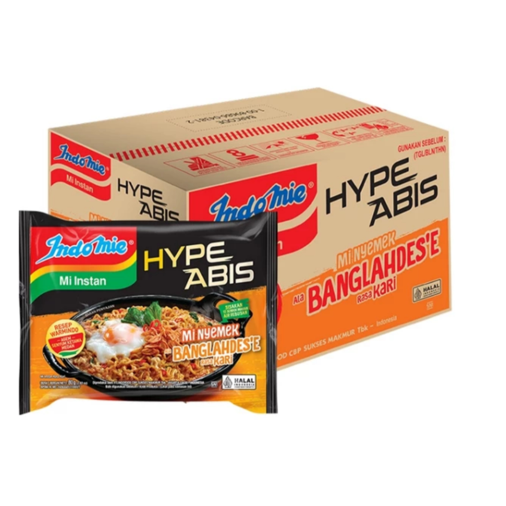 

INDOMIE HYPE ABIS SERIES 1 CRTN ISI 40 PCS VARIANT AYAM GEPREK | MIE NYEMEK | SEBLAK By~Faya Store~