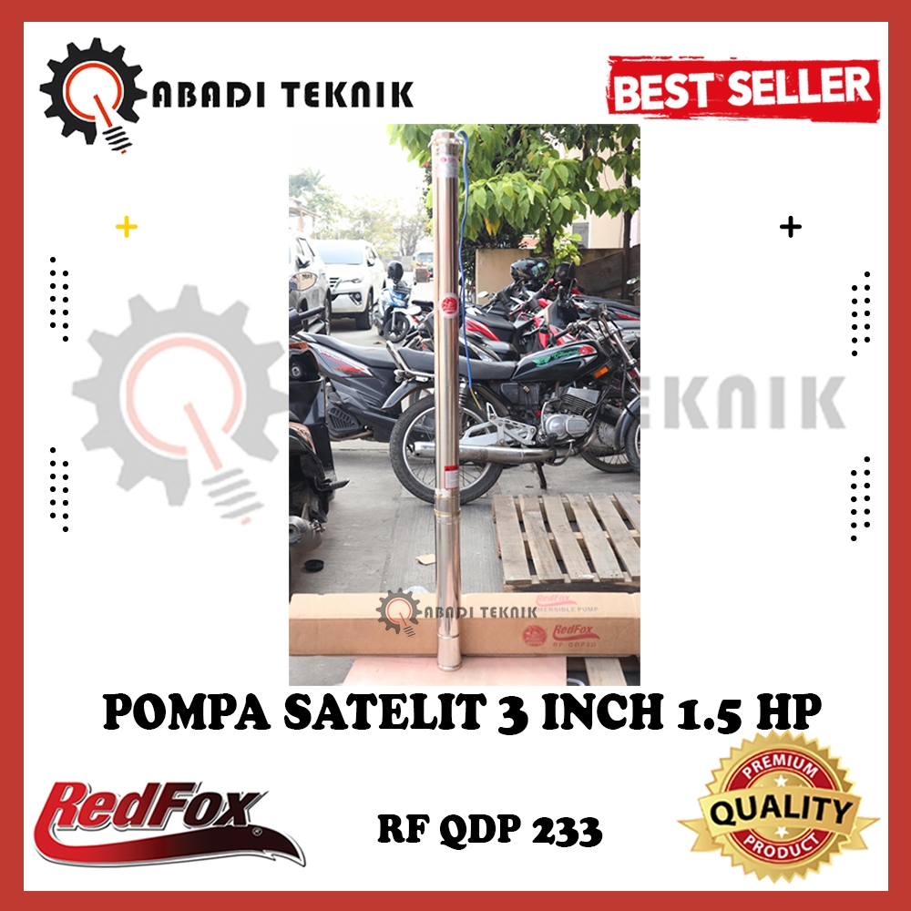 POMPA SATELIT/SUBMERSIBLE PUMP 3 INCH 1.5HP RF-QDP 233
