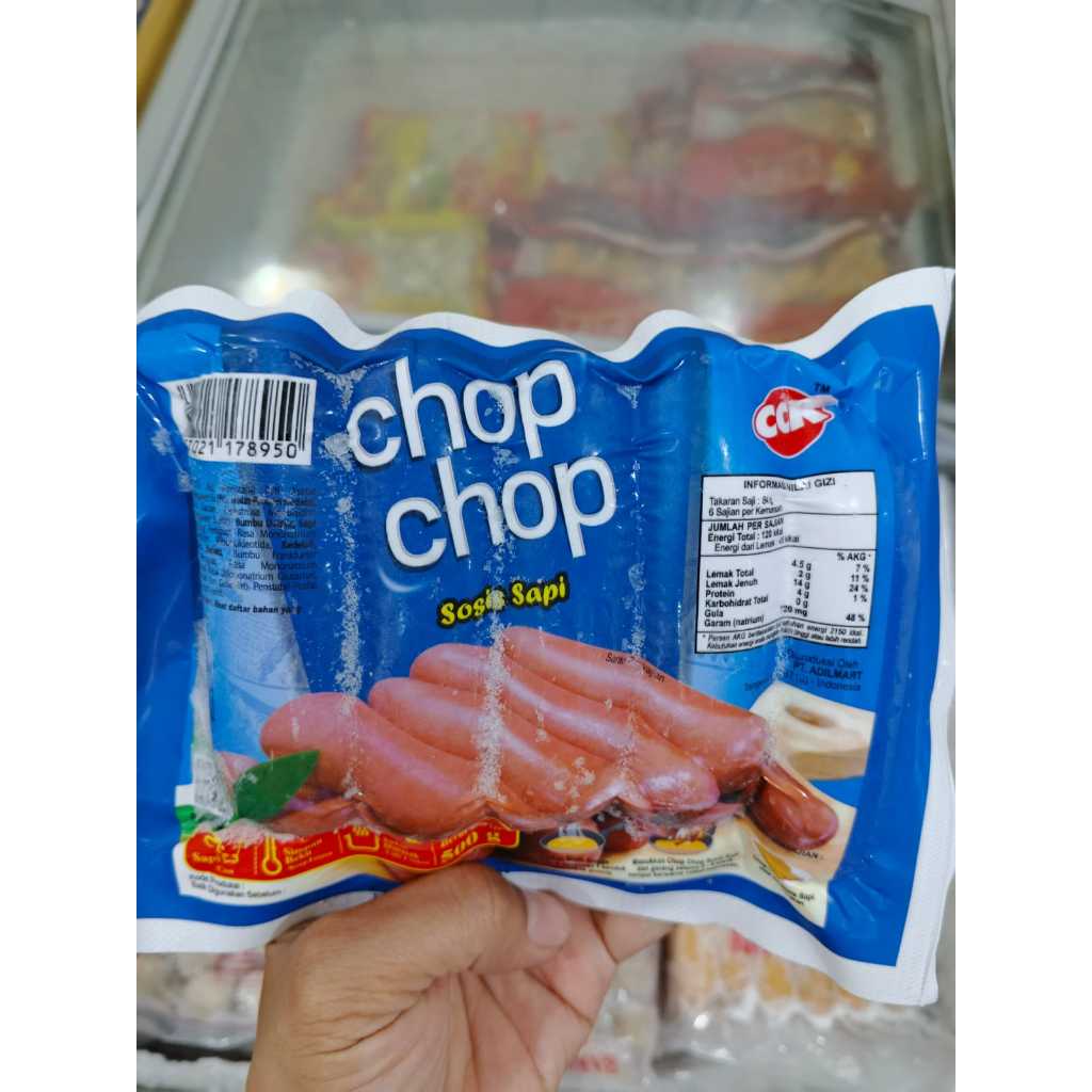 

Chop chop sosis sapi mini 500 g