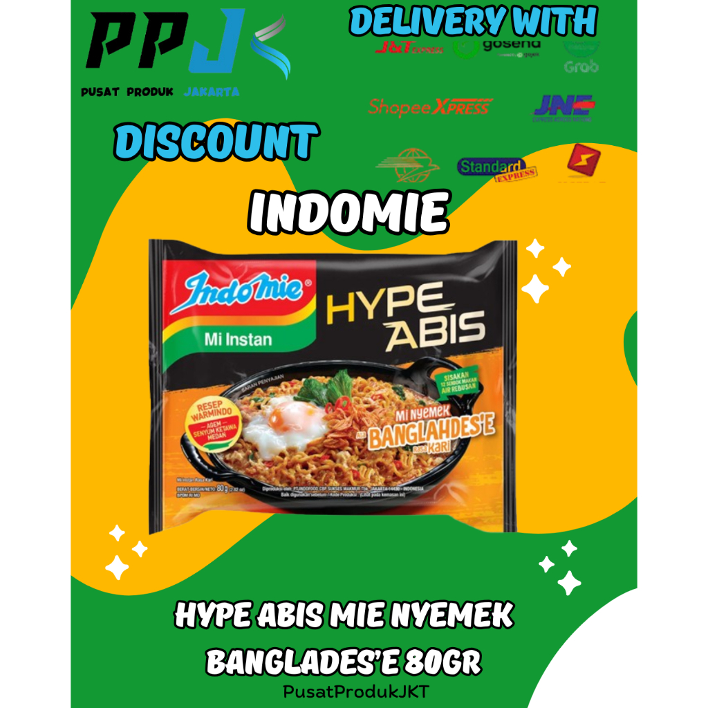 

Indomie Hype Abis Mi Nyemek Banglades'e 80Gr