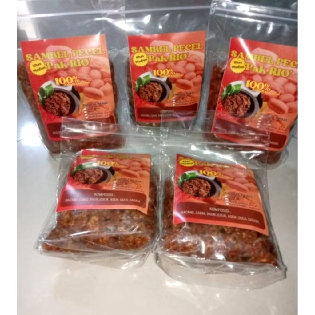 

Sambel Pecel Khas Madiun 500gram Pedas Sedang Asli Bumbu Kacang Tanpa Bahan Pengawet Di olah secara traditional tanpa minyak goreng