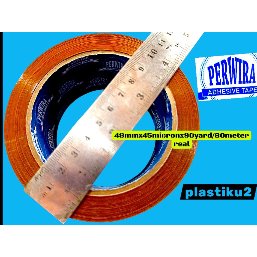 

lakban coklat opp perwira tape 48mmx90yard full