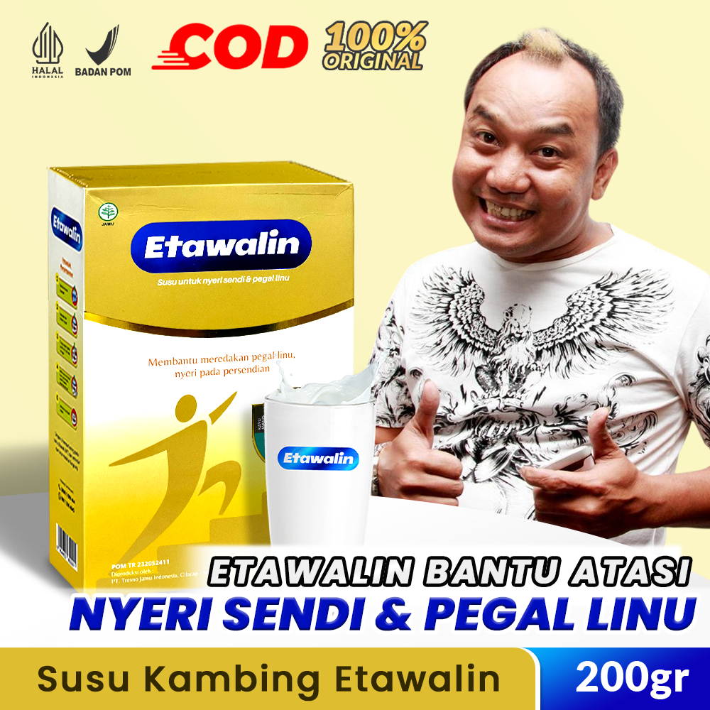 

2 BOX ETAWALIN- Bantu Atasi Nyeri Sendi dan Pegal Linu BPOM