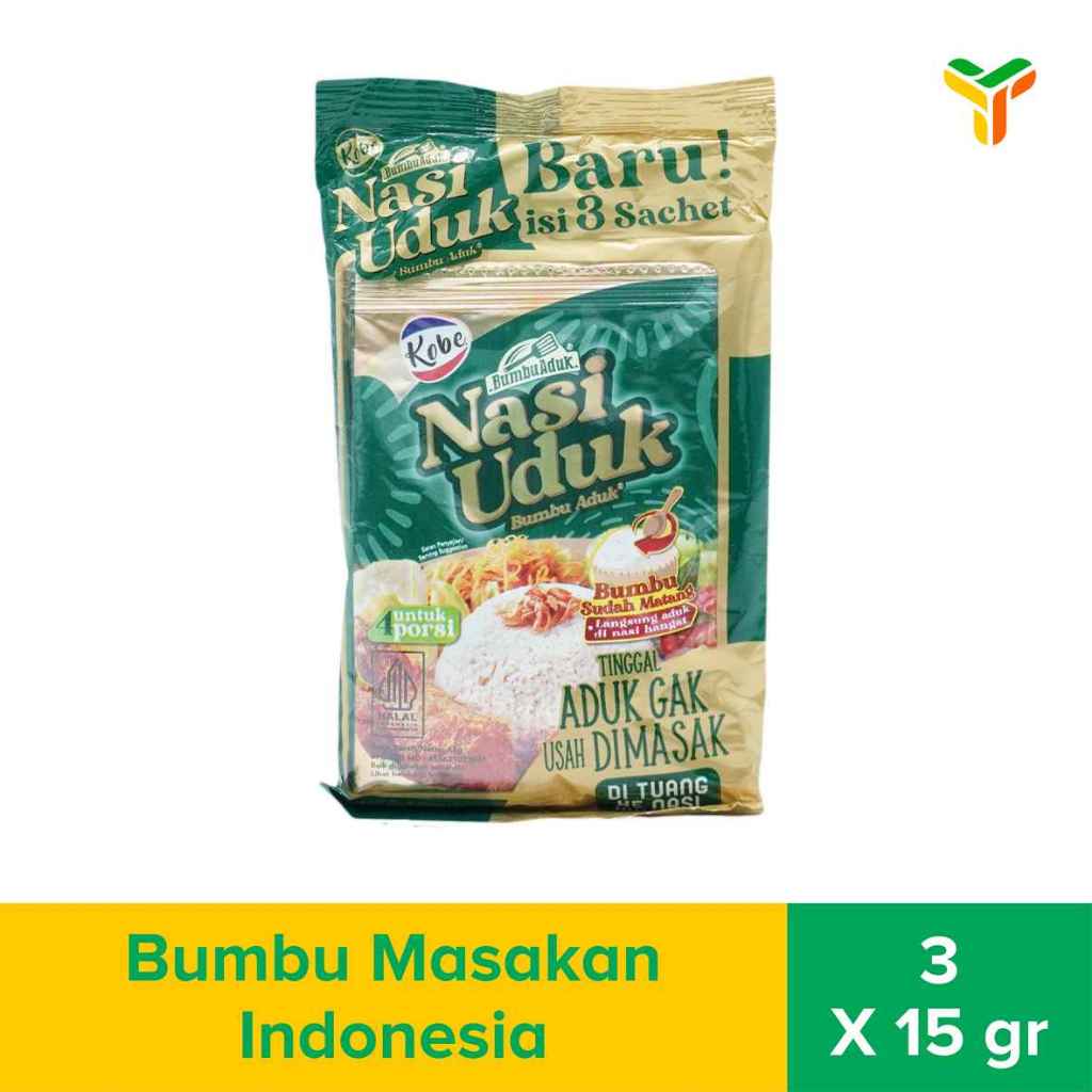 

PAKET KOBE BUMBU INSTANT 4 MACAM NASI BEBEK NASI KUNING RENDANG NASI UDUK