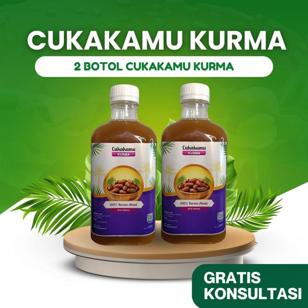 

CUKAKAMU Kurma 2 Botol - Atasi Diabetes Kontrol Gula Darah Koleterol Tanpa Efek Samping