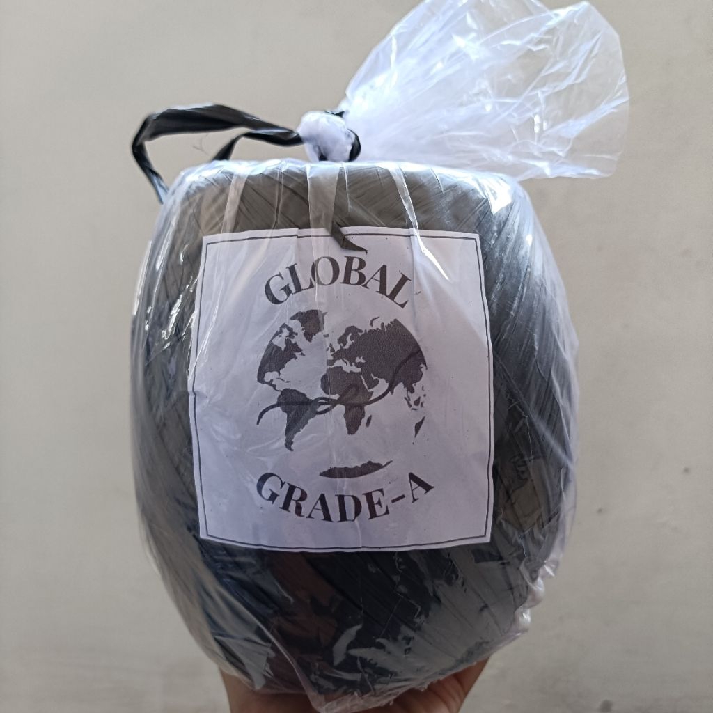 

Tali rafia 1 kg | Tali Rapia Hitam 1 kg Full | Tali rafia super jumbo