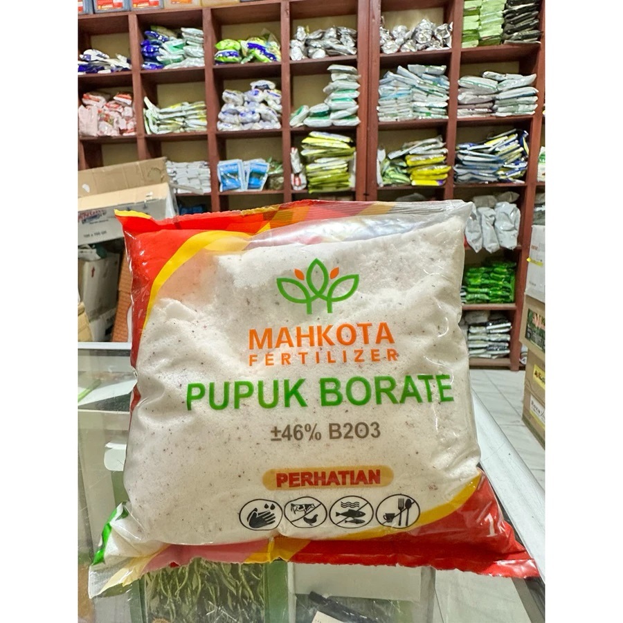 PUPUK BORATE 1 KG - PUPUK BORATE MAHKOTA - BORAT MAHKOTA