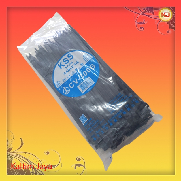 

Kabel Ties 30cm KSS (300mm 30 cm 300 mm Cable Tie Tis Hitam Putih)