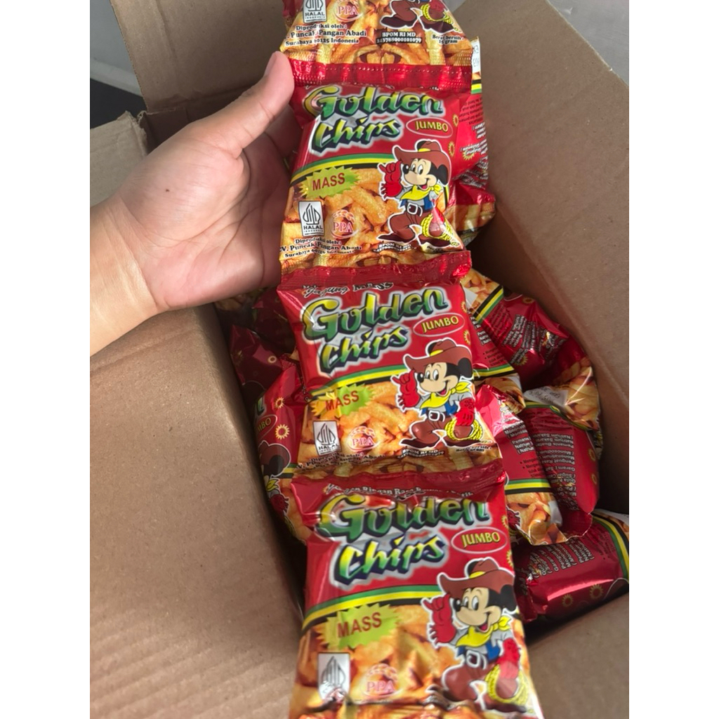 

Golden Chips - Jajanan jadul ISI 10
