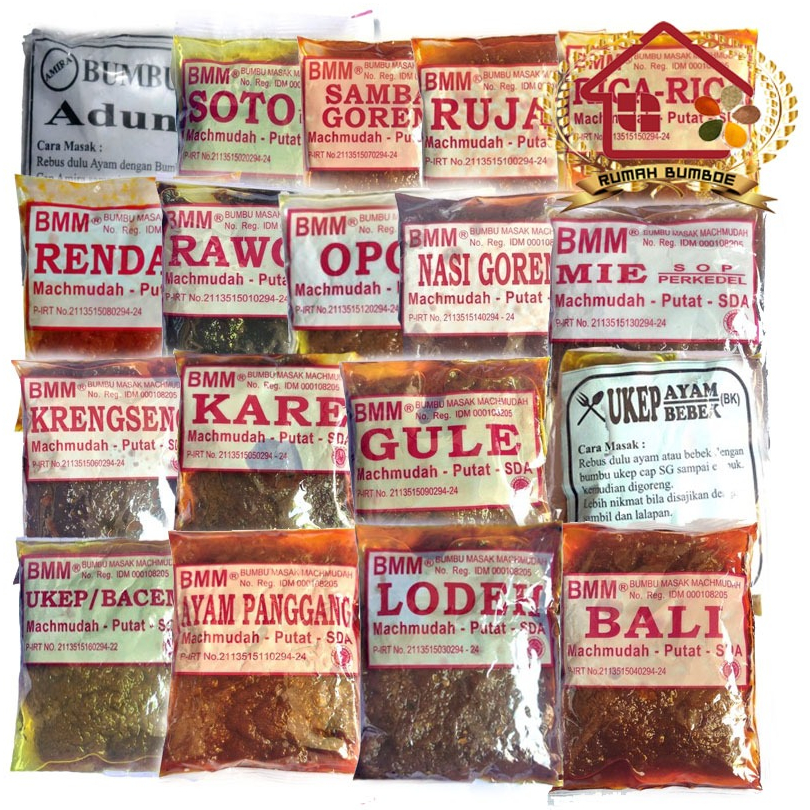 

(1 pcs) BMM MACHMUDAH Bumbu Masak Machmudah Bumbu Instant