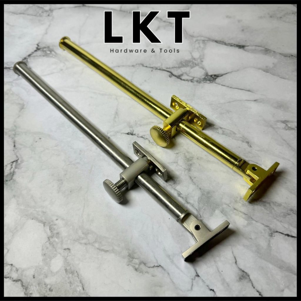 IGM Lamskar Ramskar Tarik Penahan Jendela Stainless Steel 10 Inch Kotak / Bulat
