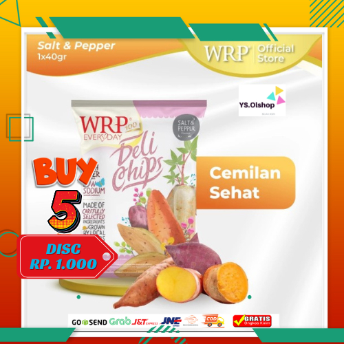 

WRP Delichips Mix Roots 40g keripik No MSG Cemilan Umbian
