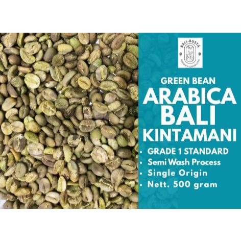 

Kopi Green Bean Arabika Kintamani Bali Semi Wash Grade 1 Specialty (500 Gram)