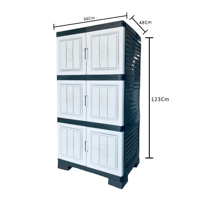 LEMARI PAKAIAN SINCANA STANDARD SUSUN 3