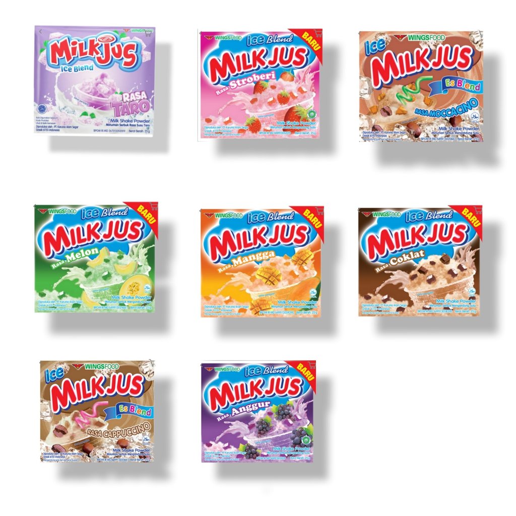 

MILKJUS ICE BLEND ALL VARIAN [ 10pcs x 25gr ] RENTENG