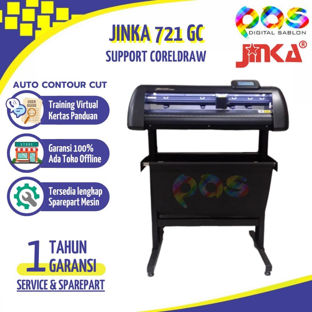 Mesin Cutting Sticker Jinka GC 721/ Jinka GC 721 PRO LED CAM TOUCH SCREEN (60 cm) <Auto Contour Cut>