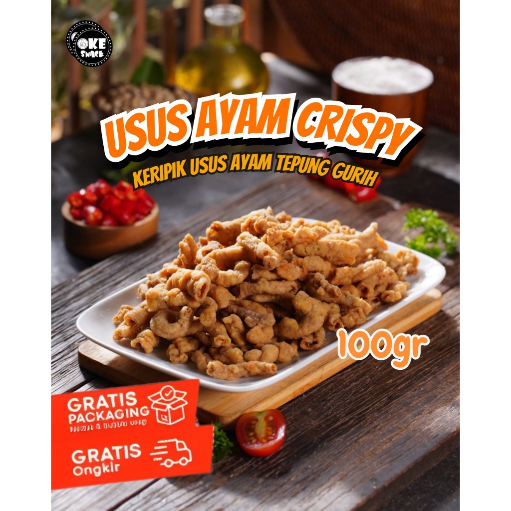 

Usus Ayam Crispy 100g | Usus Ayam Goreng Crispy
