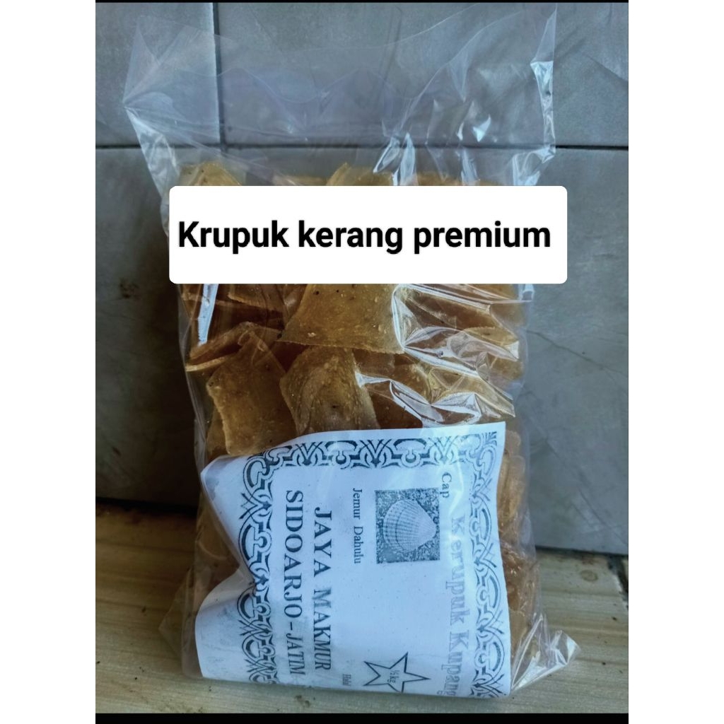 

Kerupuk Kerang(Kupang) KHAS Sidoarjo halal