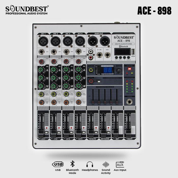 CUCI GUDANG JUAL RUGI MIXER AUDIO SOUNDBEST ACE-898 ORIGINAL