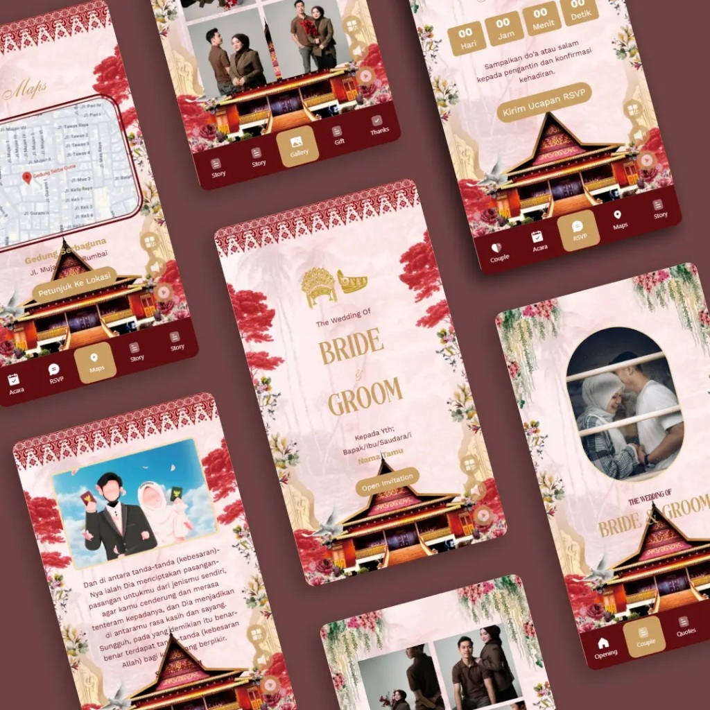 Undangan Digital Website Pernikahan | Undangan Online | Undangan Khitanan Online | Undangan Online D