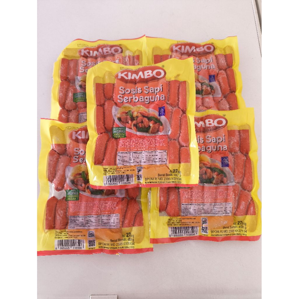 

KIMBO Sosis Sapi Serbaguna 27btg/450gr