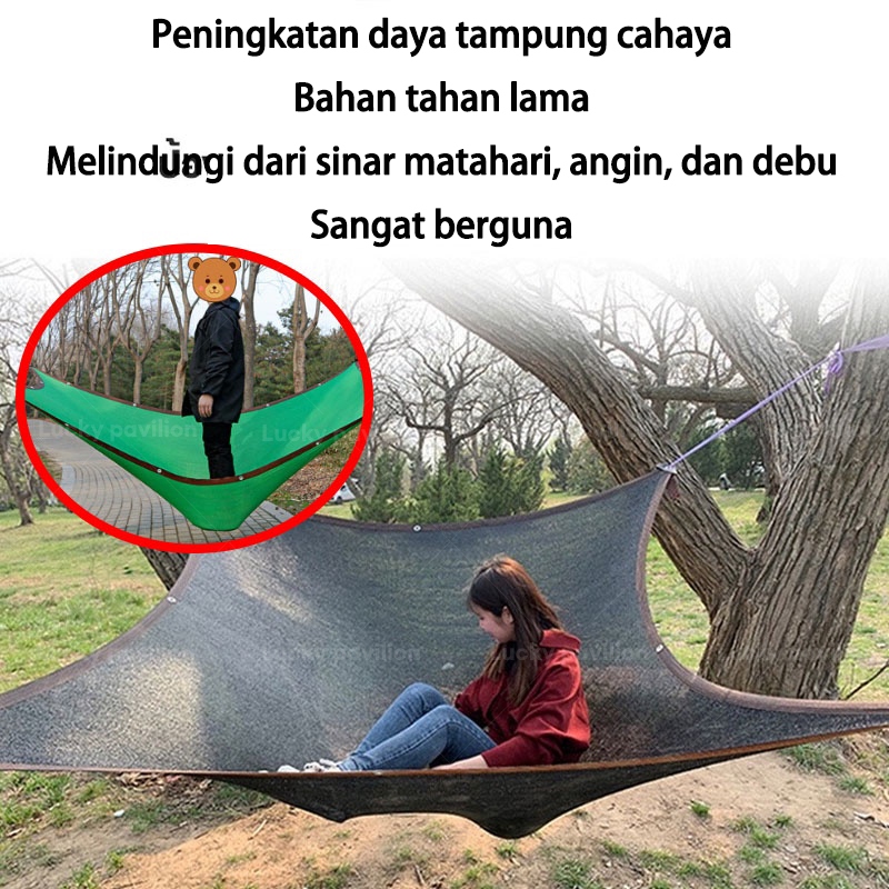 Paranet Greenhouse Paranet Rumahan- Shading Net Anti Hujan & Anti Panas Nylon Tebal Untuk Tanaman