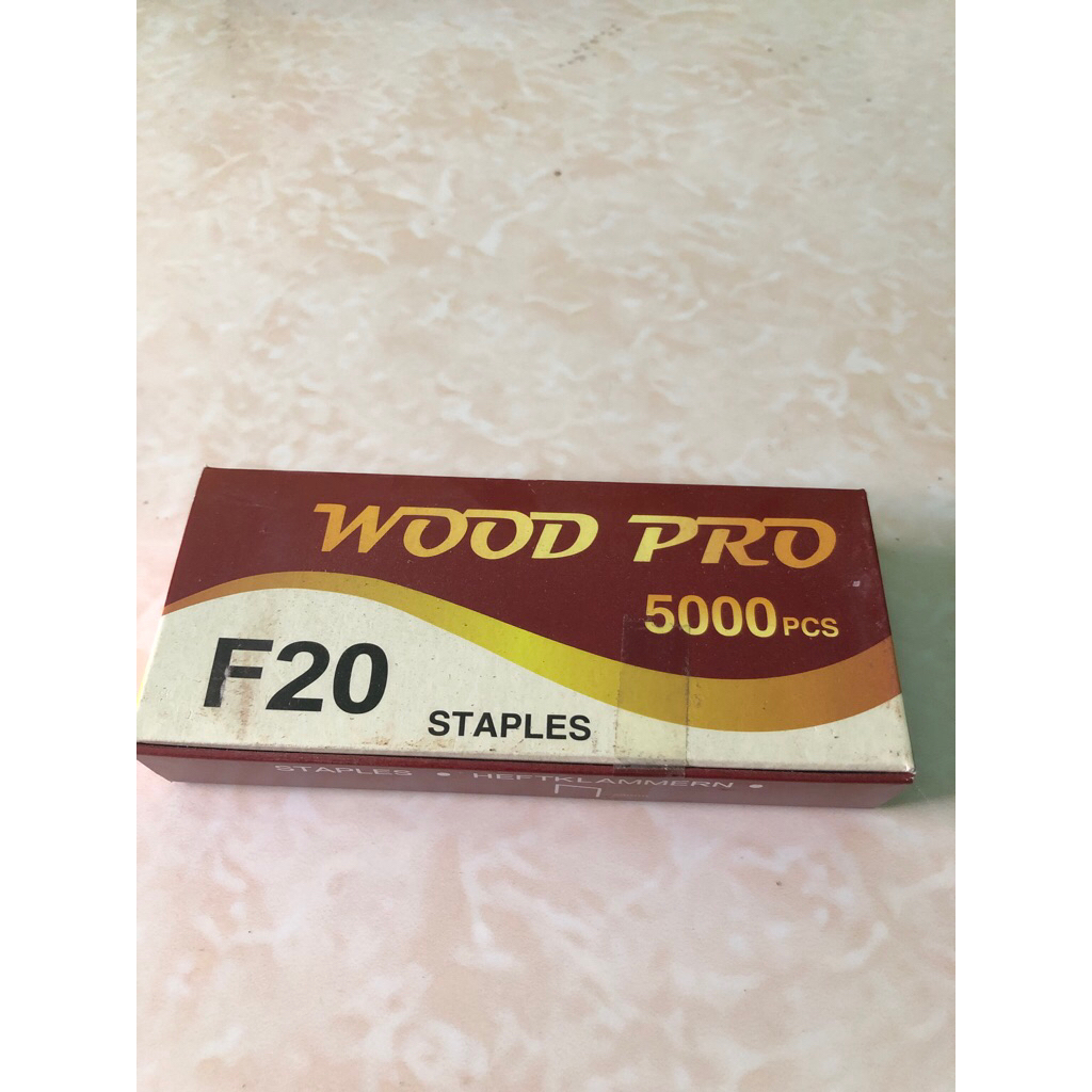 

Staples f20 wood pro red / airnails F20 woodpro red / paku tembak angin f20 wood pro red isi 5000pcs