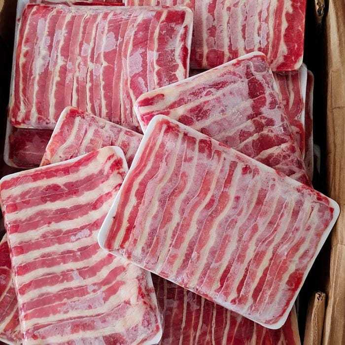 

Beef Slice Brisket Grade (A) AUSSIE Daging Yoshinoya Yakiniku Shabu Halal