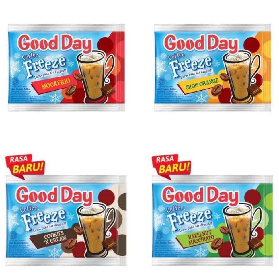 

Kopi Good Day Freeze Renceng isi 10 Kopi Enak @30gr