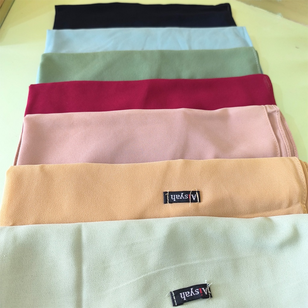 HIJAB PASHMINA OVAL PASHMINA CERUTY DIAMOND POLOS SIMPEL (BACA DESKRIPSI)