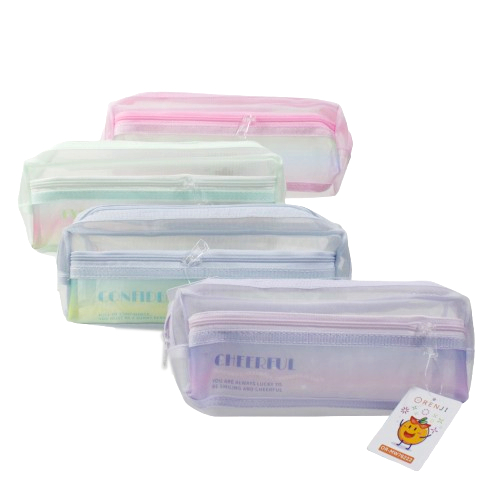 

Tempat Pensil Jaring Orenji Persegi / Pencil Case MW76222 - Alat Tulis Senang
