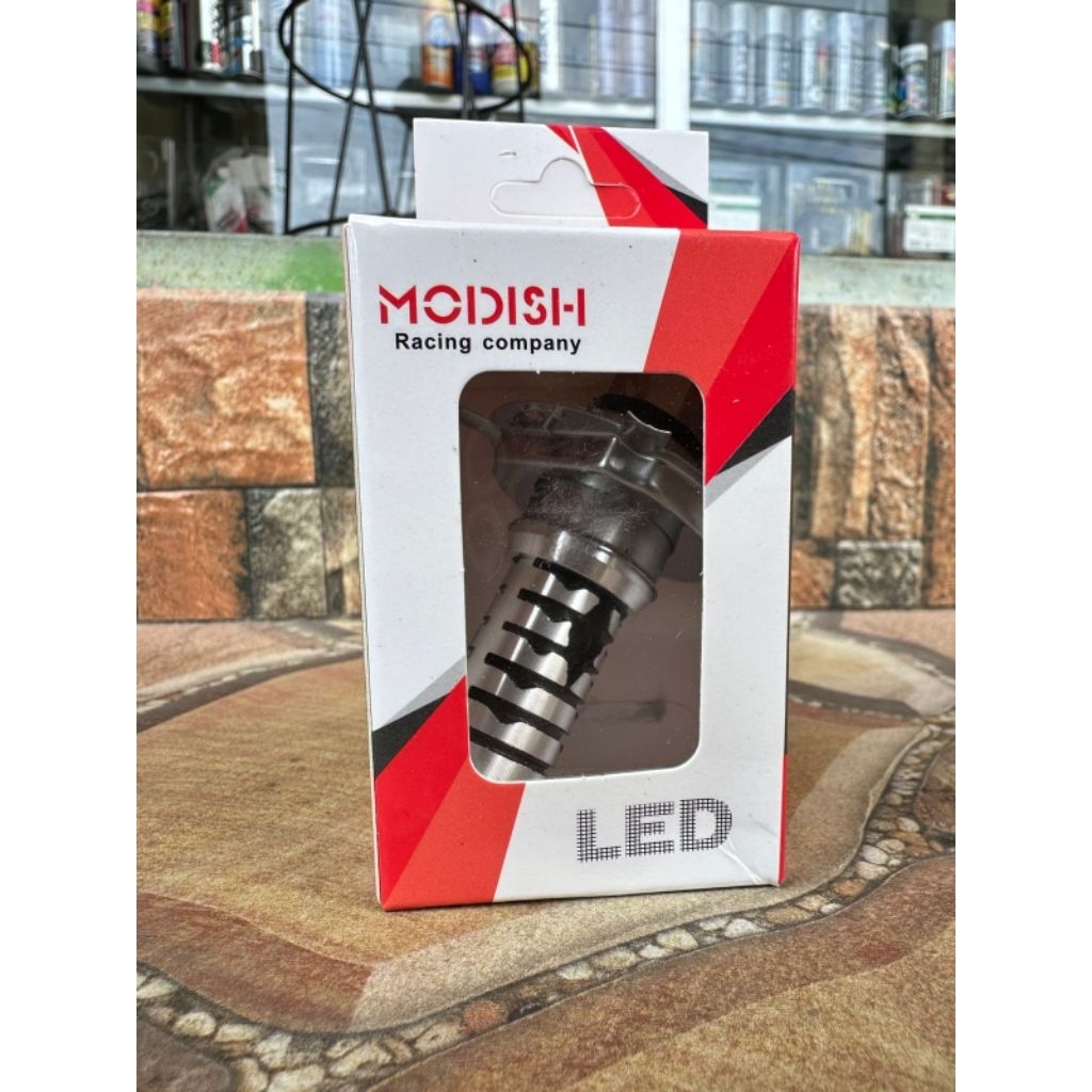 BOHLAM DOP DEPAN LED H4 - Lampu depan Dop LED H4 MODISH